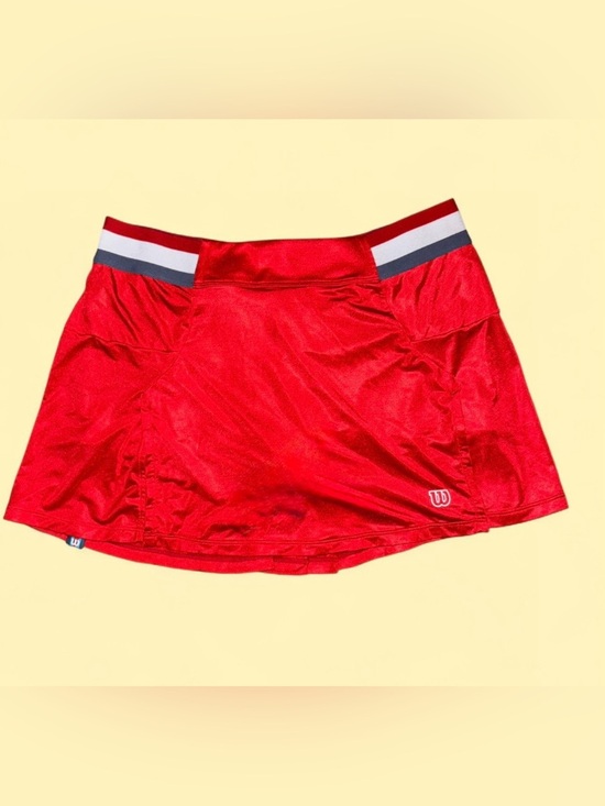 Wilson Dresses & Skirts - Wilson Red Athletic Tennis Skort Skirt Built-In Shorts - Size Large